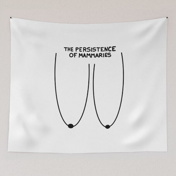 Item preview, The Persistence of Mammaries - with text designed and sold by christinaashman.