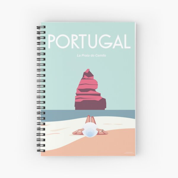 Aperçu de l'œuvre Portugal voyage affiche illustration wall art decoration créée et vendue par Arctic frame studio.