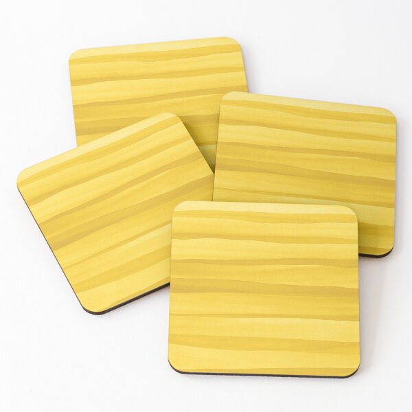 Item preview, Yellow Watercolor Lines Pattern designed and sold by blueskywhimsy.