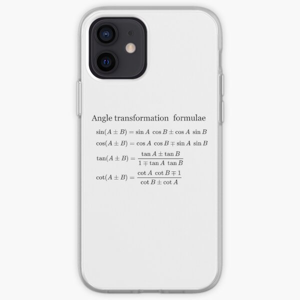 #Angle #Transformation #Formulae iPhone Soft Case
