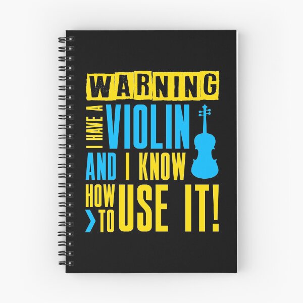 Item preview, Warning I Have A Violin I Know How To Use It Orchestra designed and sold by phoxydesign.