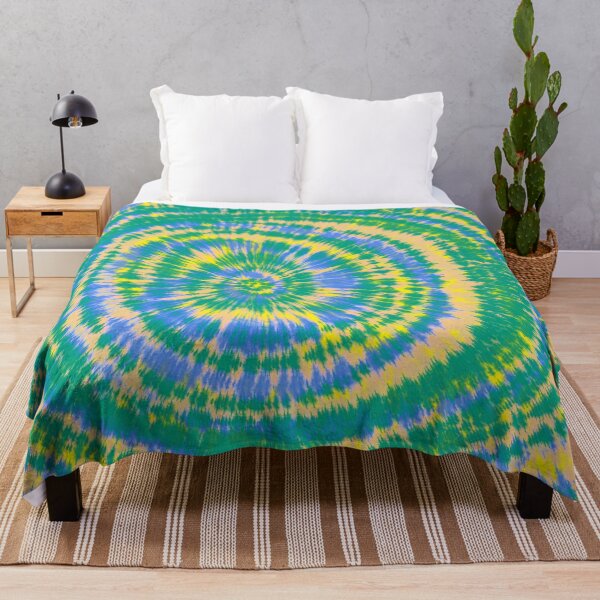 Item preview, High Contrast Yellow, Blue and Greens Tie Dye designed and sold by TheTarotShop.