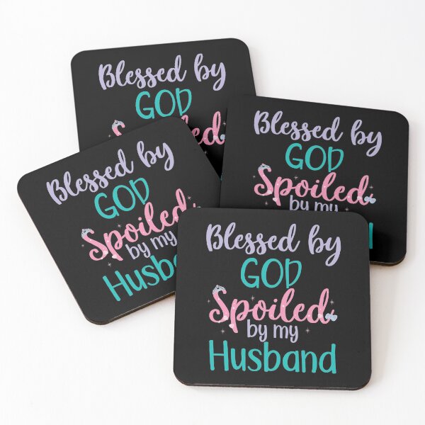 Item preview, Blessed By God Spoiled By My Husband Cute design designed and sold by tronictees.