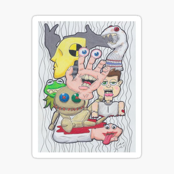 ventriloquism for dummies Sticker
