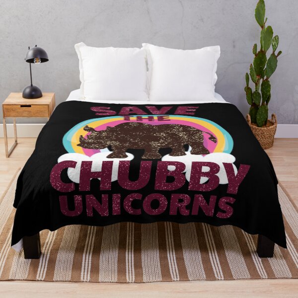 Item preview, Save The Chubby Unicorns Rainbow Rhino Endangered Animals graphic designed and sold by tronictees.