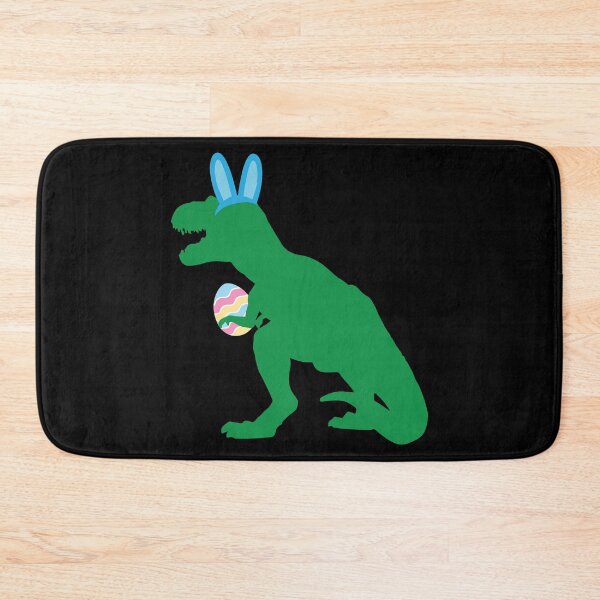 Item preview, Cute Tyrannosaurus Easter Egg Hunting Dinosaur Bunny design designed and sold by tronictees.