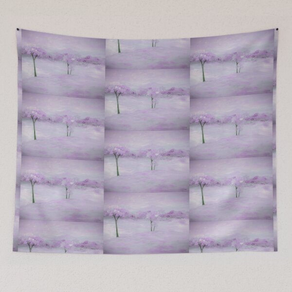 Item preview, Purple Landscape with Trees A Fine Art Painting designed and sold by EloiseArt.