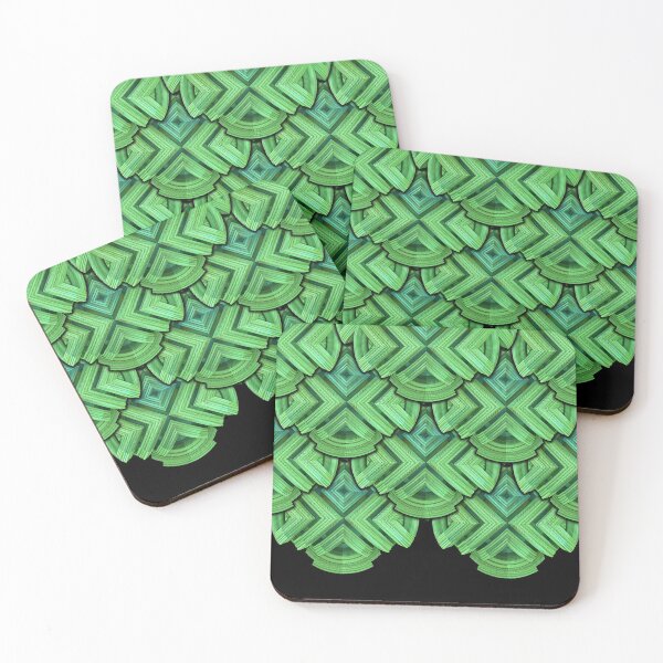 Item preview, Leafy - Partial Fractal Pattern in Green designed and sold by Lyle Hatch.