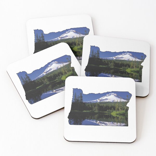 Item preview, Oregon State Outline (Mount Hood) designed and sold by gorff.