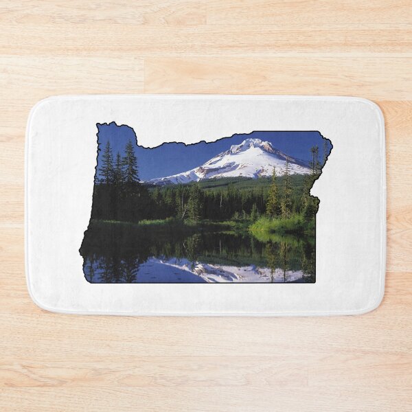 Item preview, Oregon State Outline (Mount Hood) designed and sold by gorff.