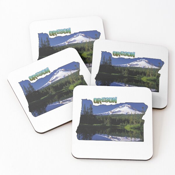 Item preview, Oregon State Outline (Mount Hood) designed and sold by gorff.