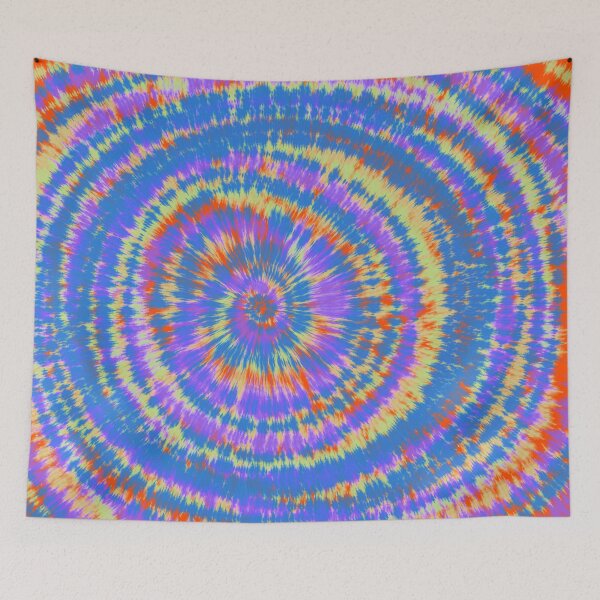 Item preview, Vibrant Multi Colour, Blue, Orange, Purple Tie Dye designed and sold by TheTarotShop.