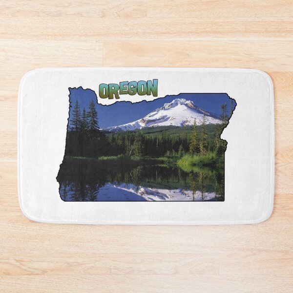 Item preview, Oregon State Outline (Mount Hood) designed and sold by gorff.