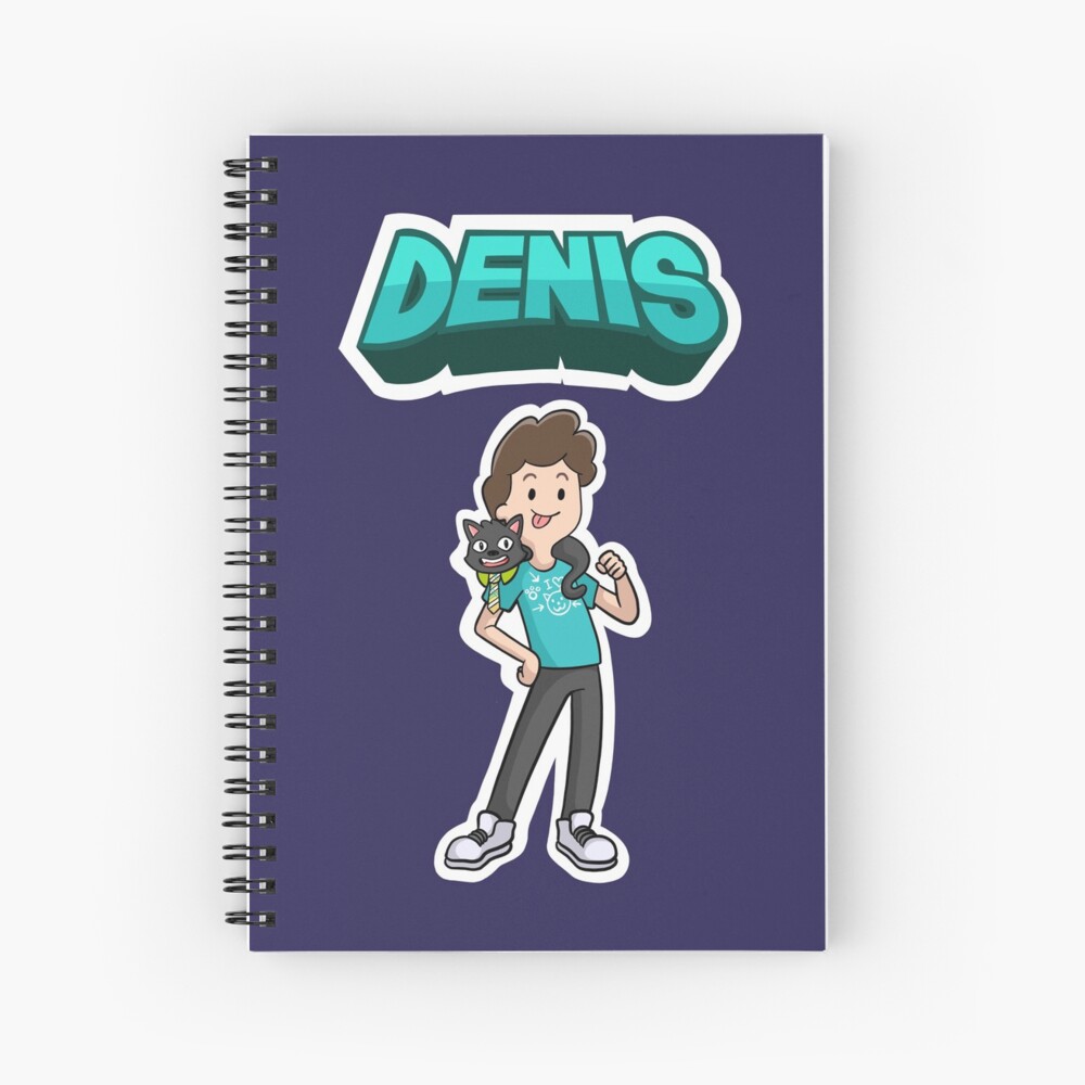 Denis You Tube Spiral Notebook By Thebeatlesart Redbubble - denis roblox zipper pouches redbubble