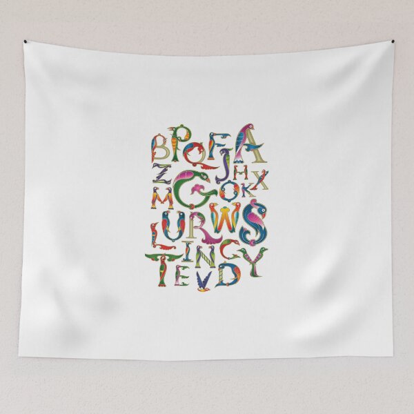 Item preview, English Alphabet with Trchnakir-Style Letters designed and sold by Avalyan.
