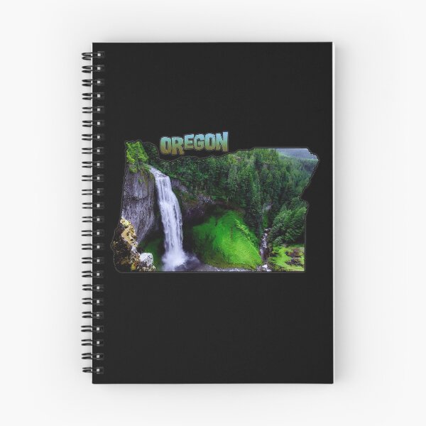 Item preview, Oregon State Outline (Salt Creek Falls) designed and sold by gorff.