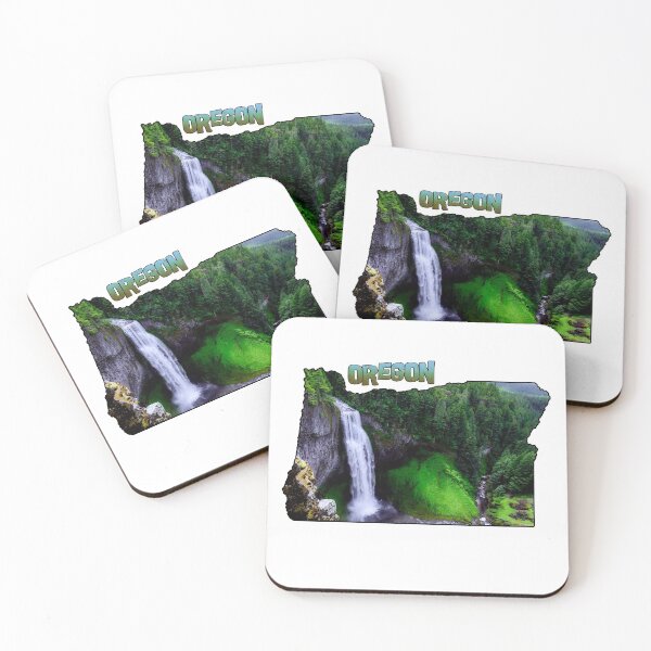 Item preview, Oregon State Outline (Salt Creek Falls) designed and sold by gorff.