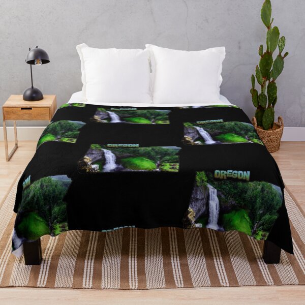 Item preview, Oregon State Outline (Salt Creek Falls) designed and sold by gorff.