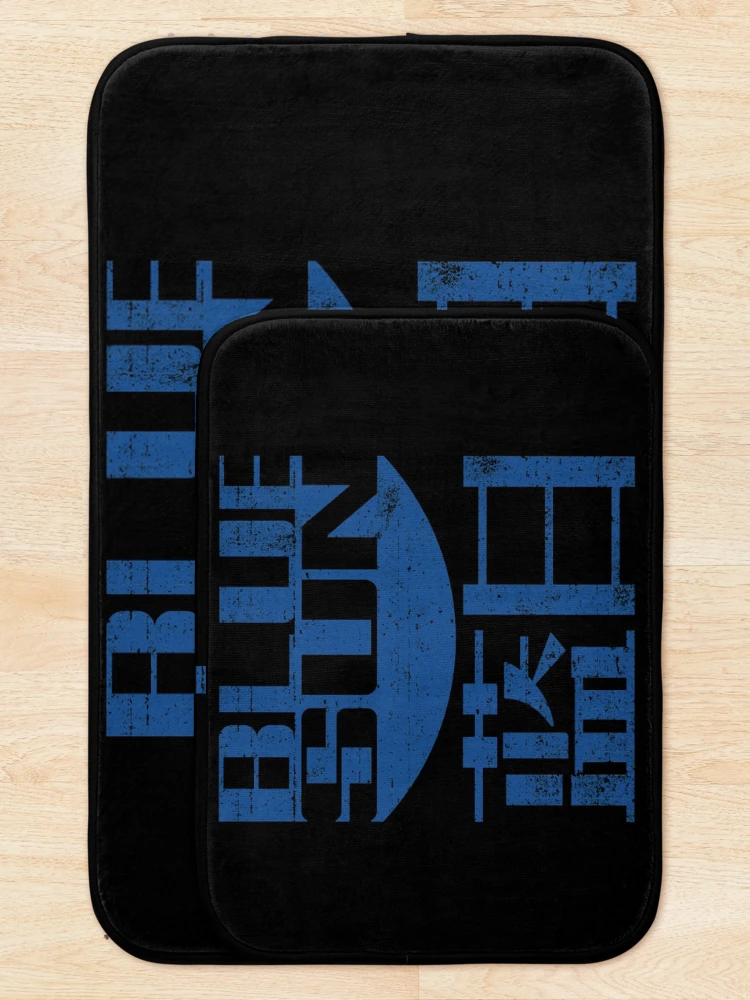 Thumbnail 5 of 6, Bath Mat, Blue Sun Corp (worn) [Roufxis-Rb] designed and sold by RoufXis.