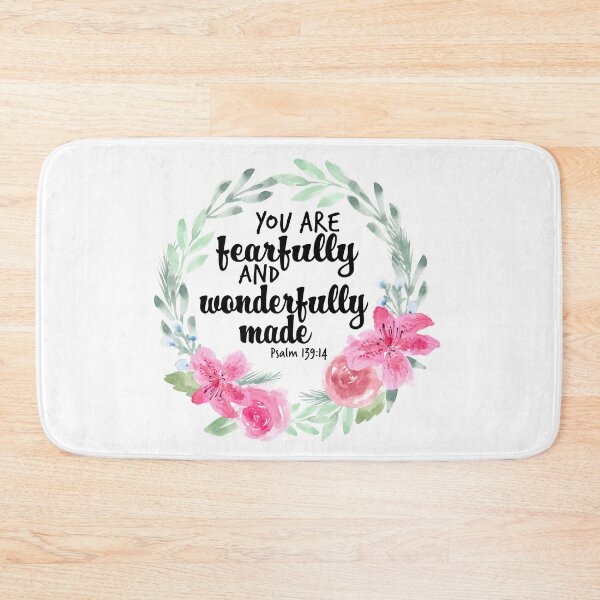 Item preview, You are fearfully and wonderfully Made | Psalm 139 vs 14 designed and sold by Harpley Design Studio.