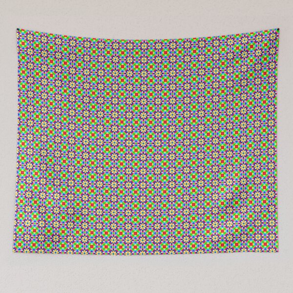 Item preview, Cheerful Pattern in Rainbow Colours designed and sold by siwabudda.