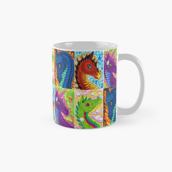 Item preview, 4 Elemental Dragons designed and sold by Melanie Jeyakkumar.
