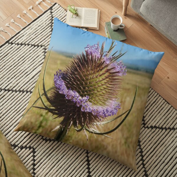 Teasel Bloom Floor Pillow