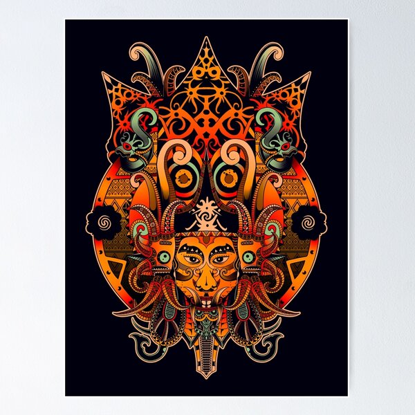 Item preview, Dayak Tribe of Borneo designed and sold by GODZILLARGE.