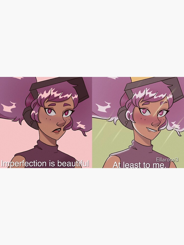 "Entrapta Imperfection is Beautiful" Sticker by Ellarose3 Redbubble