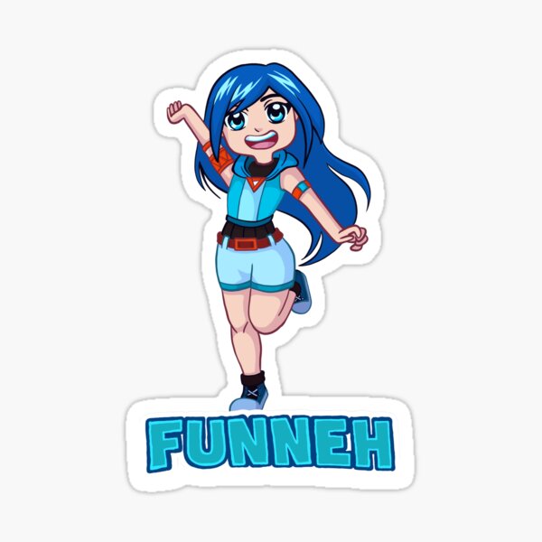Funneh Cake Stickers Redbubble - blue roblox stickers redbubble