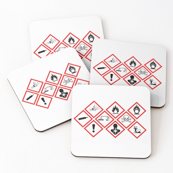Item preview, Hazard Symbols designed and sold by ChemisTees.