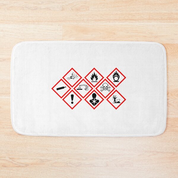 Item preview, Hazard Symbols designed and sold by ChemisTees.