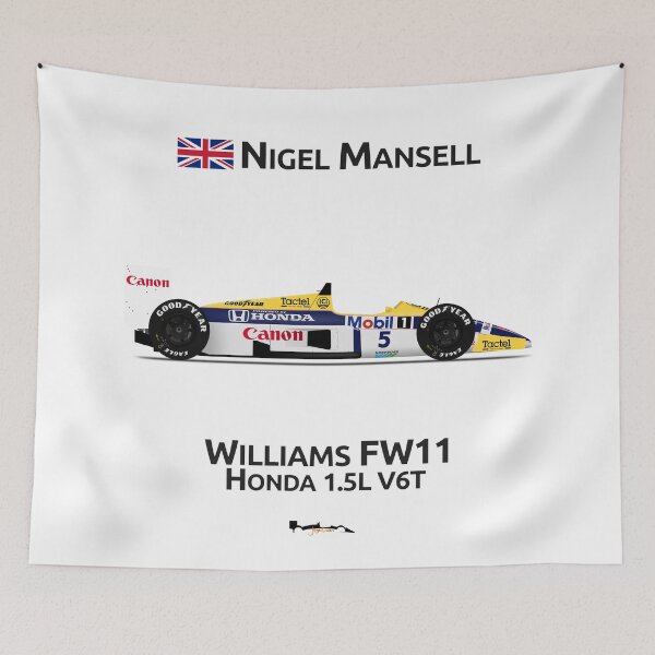 Item preview, Williams FW11 - Nigel Mansell designed and sold by JageOwen.