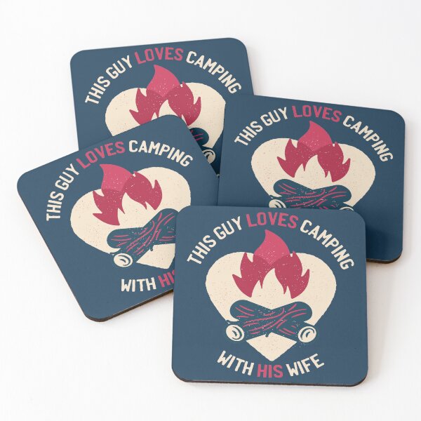 Item preview, This Guy loves camping with his wife  designed and sold by FFelder.