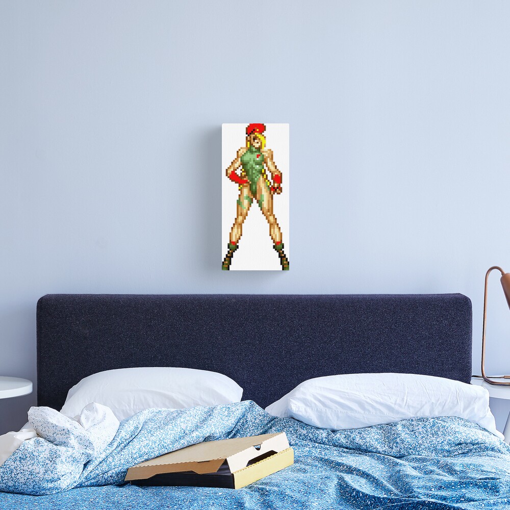 Cammy street fighter pixel sprite Metal Print for Sale by goatboyjr