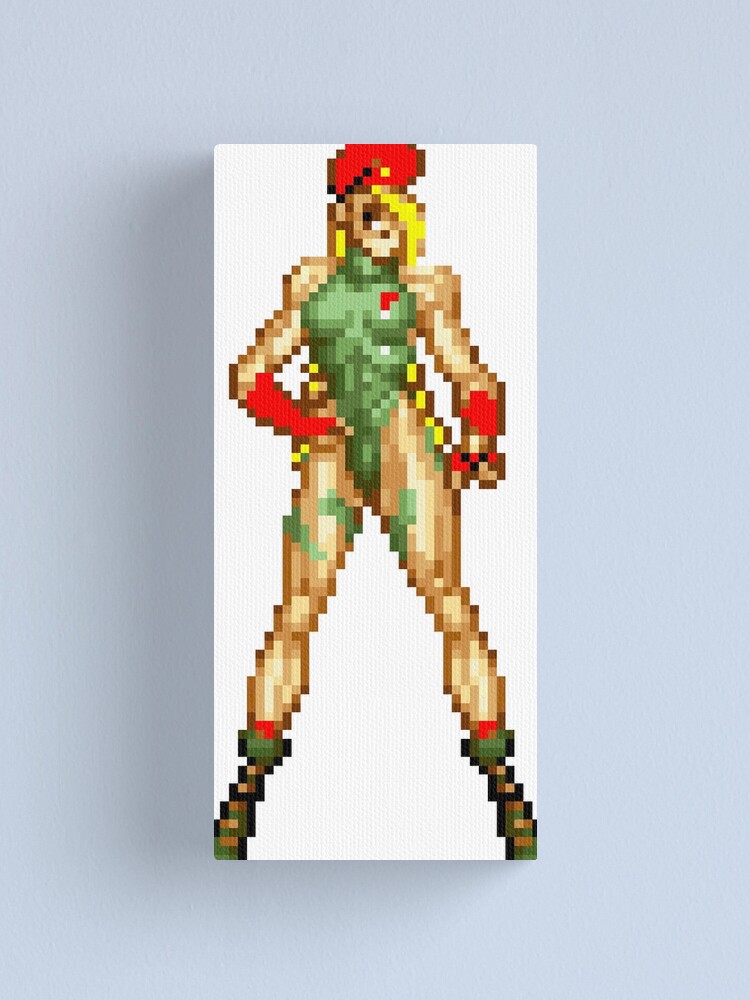 Cammy Street Fighter 2 Canvas Wrap Wall Art Game Room 