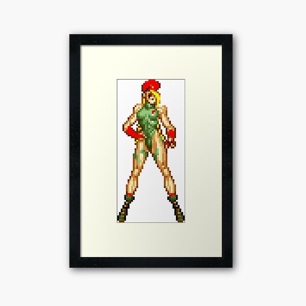 Cammy street fighter pixel sprite Metal Print for Sale by goatboyjr