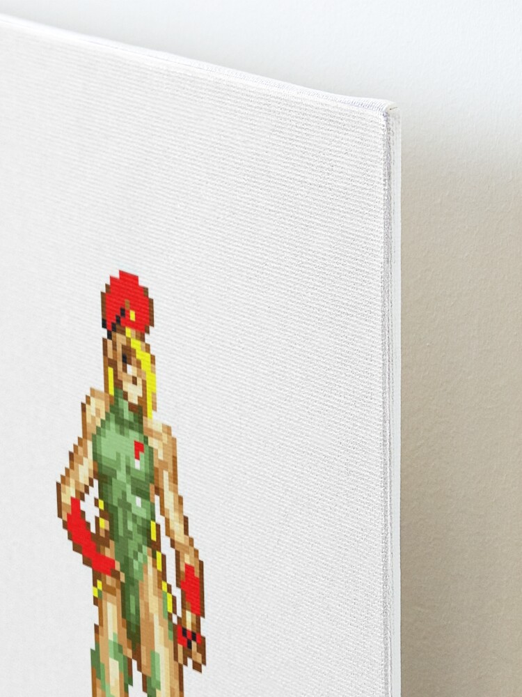 Cammy street fighter pixel sprite Metal Print for Sale by goatboyjr