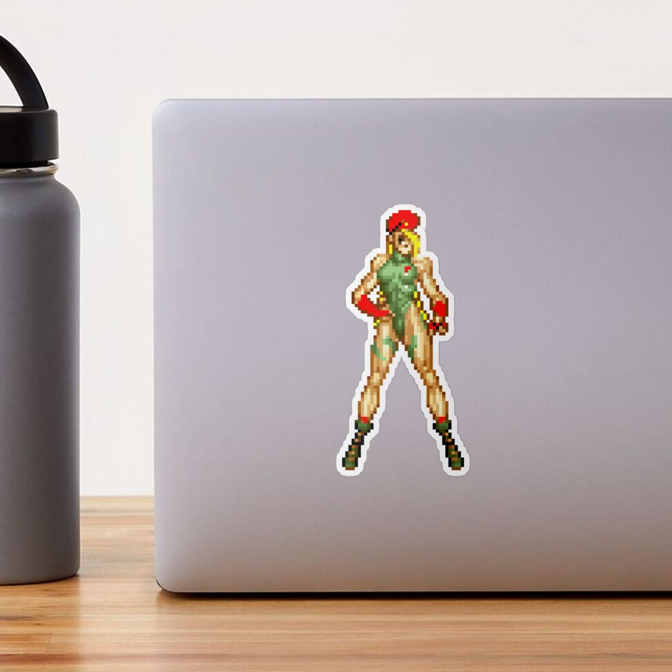 Cammy street fighter pixel sprite Greeting Card for Sale by
