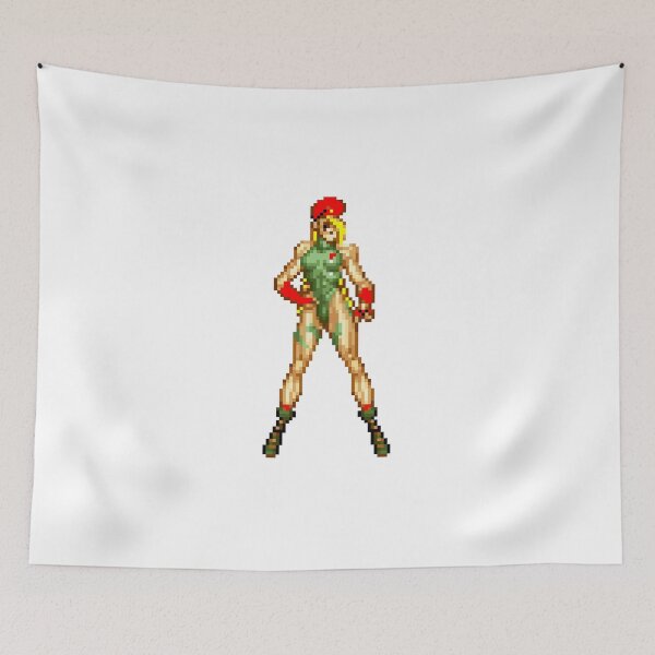 Item preview, Sprite de píxeles de Cammy Street Fighter designed and sold by goatboyjr.