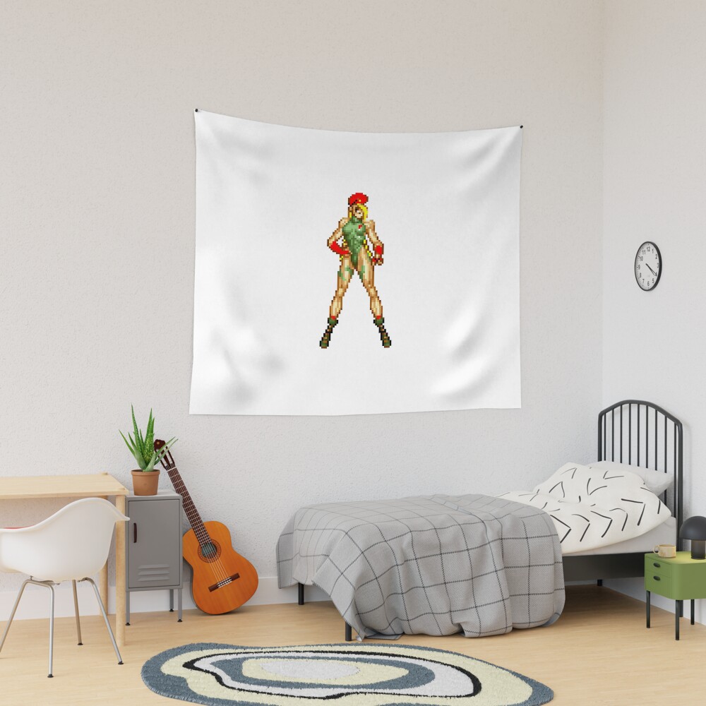 Wall Sticker Street Fighter Guile Pixel Art