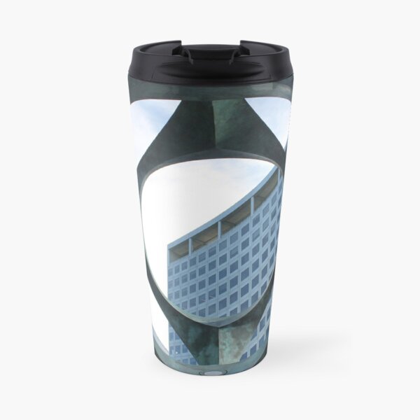 Abstract,pattern,psychedelic,twist,decoration,repetition,creativity Travel Mug