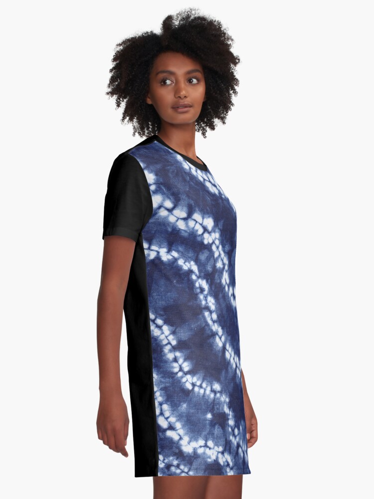 Vestido camiseta «Patrón Shibori teñido de índigo, tie dye japonés tradicional» de Michelebuttons | Redbubble Vestido camiseta «Patrón Shibori teñido de índigo, tie dye japonés tradicional» de Michelebuttons | Redbubble
