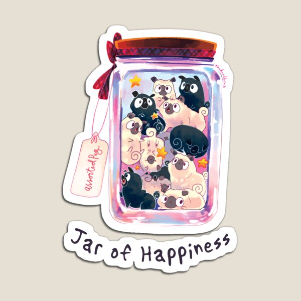 Item preview, Jar of Pugs  designed and sold by dannillustrated.