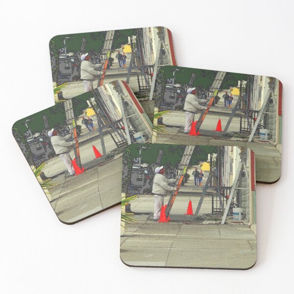 Item preview, Caution Times Three Ladders designed and sold by Michael May.