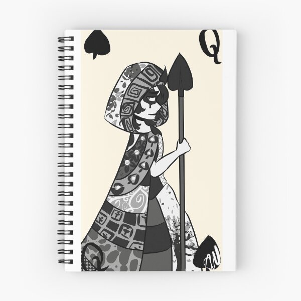 Item preview, Queen of spades (grey edition) designed and sold by UnicornDaya.