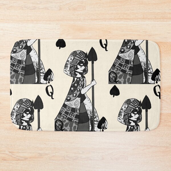 Item preview, Queen of spades (grey edition) designed and sold by UnicornDaya.