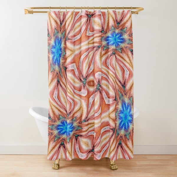 Motif, Visual Art, Kaleidoscope Shower Curtain