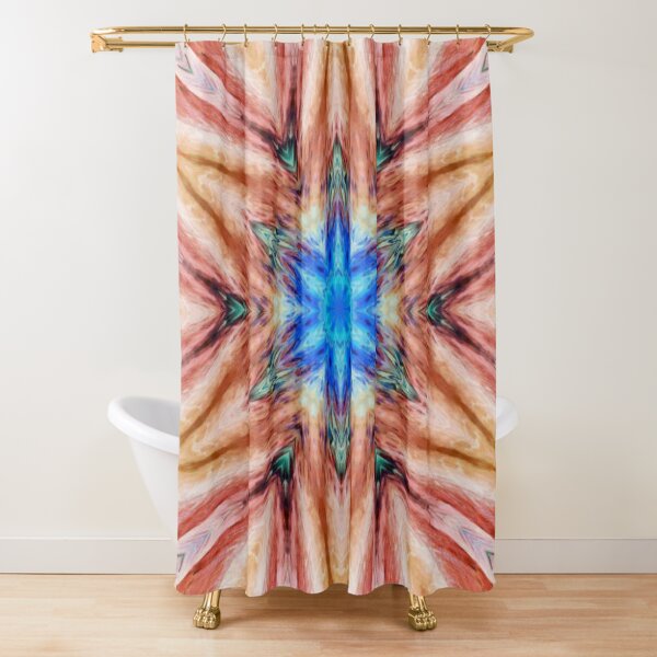 Motif, Visual Art, Kaleidoscope Shower Curtain