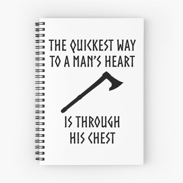 Item preview, The Quickest Way To A Man's Heart Is Through His Chest designed and sold by Cat Lady Designs.